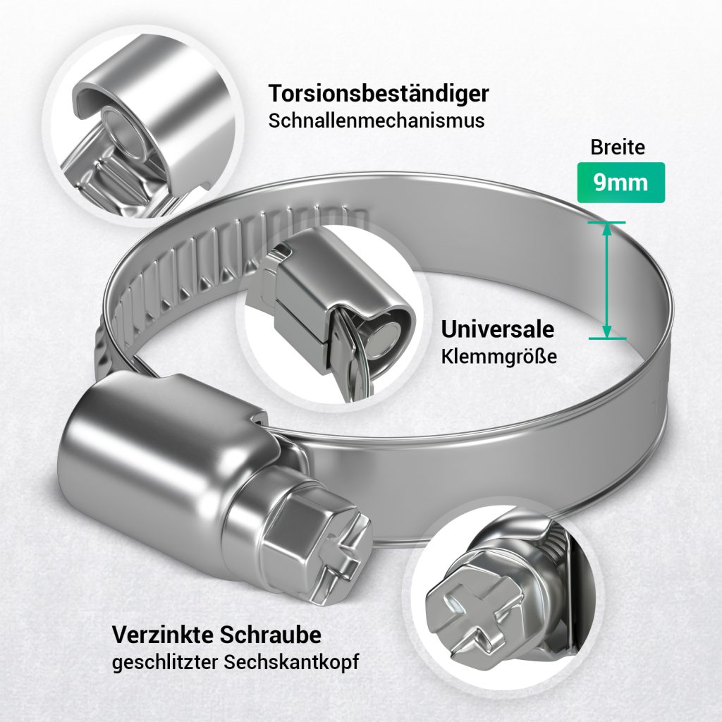 Schlauchschelle Set X Klemme Mm F R Waschmaschine Kaufen