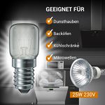 Backofenlampe Lampe 300° E14 25W 220V für Backofen – Bild 3