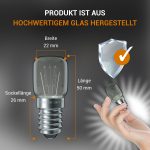 Backofenlampe Lampe 300° E14 25W 220V für Backofen – Bild 5