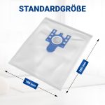 Filterbeutel passend wie Miele 9917730 5x + 1x Filtermatte TypG/N für Staubsauger – Bild 4