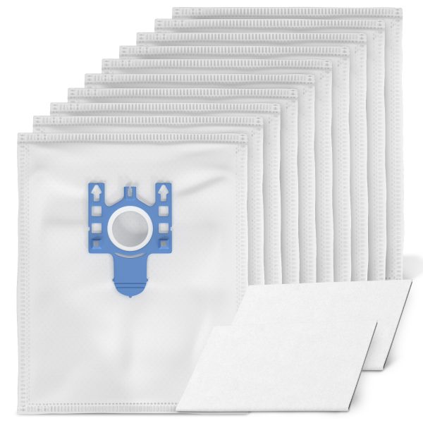 Staubbeutel passend wie Miele 9917730 Set 10x + 2x Filtermatte TypG/N für Staubsauger