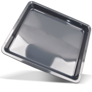 Backblech hoch AEG 387028820/0 425x360x43mm emailliert für Backofen