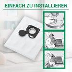 Staubsaugerbeutel 16 Stück kompatibel mit Rowenta R06455 für Staubsauger