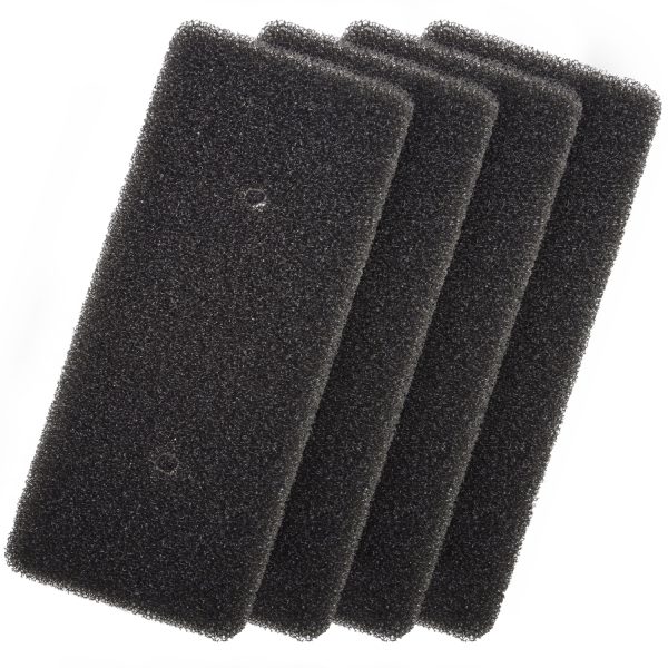 Schwammfilter Set 4x wie Samsung DC62-00376A 225x100mm für Trockner