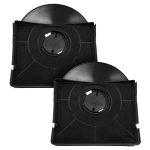 Kohlefilter 2 Stück kompatibel mit Whirlpool 484000008581 Type303 für Abzugshaube