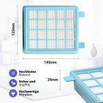 Abluftfilter kompatibel mit Philips 432200493801 FC 8470 für Staubsauger