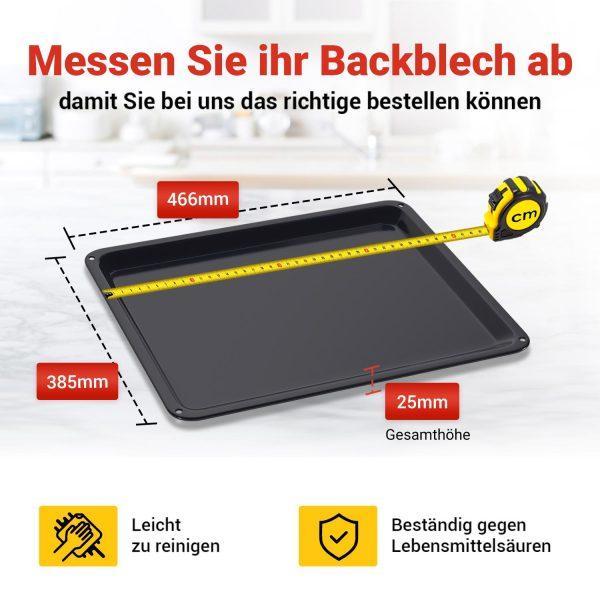 Backblech Electrolux AEG 14002049002/9 466x385x25mm für Backofen