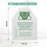 Motorschutzgitterfilter 1x Staubsaugerbeutel 6x wie Kobold VK200 Staubsauger