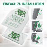 Motorschutzgitterfilter 1x Staubsaugerbeutel 6x wie Kobold VK200 Staubsauger