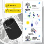 Ansaugfilter wie Rowenta RS-RU3712 Kegelform aus Schaumstoff für Staubsauger – Bild 5
