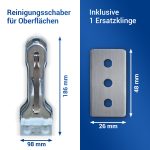 Glasschaber Spezialschaber passend wie Bosch 00087670 für Herd Mikrowelle – Bild 3
