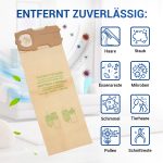 Filterbeutel 8x passend für Vorwerk Kobold VK118-122 Staubsauger – Bild 3