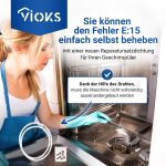 Dichtung wie Bosch 12005744 Reparatursatz 182 mm für Geschirrspüler – Bild 2
