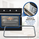 Türdichtung wie Bosch 00754066 rundum 4 Haken für Backofen Herd – Bild 7