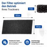 Filter Set 9x wie Whirlpool 481010354757 für Trockner – Bild 3