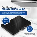 Kohlefilter wie Bosch 11026771 DHZ5346 320x215mm für Dunstabzugshaube – Bild 2