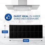 Kohlefilter 4er Set wie Neff 00296178 430x170mm für Dunstabzugshaube – Bild 2