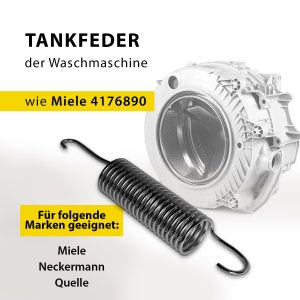Feder kompatibel mit Miele 4176890 für Bottich Waschmaschine 1 Stück