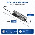 Feder passend wie Miele 4176890 1 Stück für Bottich Waschmaschine – Bild 3