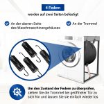 Feder passend wie Miele 4176890 1 Stück für Bottich Waschmaschine – Bild 2