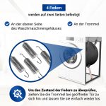 Feder passend wie Miele 4176890 1 Stück für Bottich Waschmaschine – Bild 4