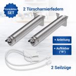 Türscharnierfedern wie Siemens 00754869 Reparatursatz für Geschirrspüler – Bild 3