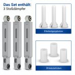 Stoßdämpfer wie Bosch 00742719 90N 3 Stück mit Bohrung für Waschmaschine – Bild 3