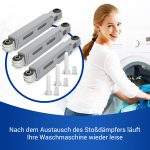 Stoßdämpfer wie Bosch 00742719 90N 3 Stück mit Bohrung für Waschmaschine – Bild 7