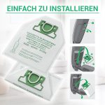 Staubsaugerbeutel 6 Stück wie Vorwerk Kobold 200 und FP 200 für Staubsauger
