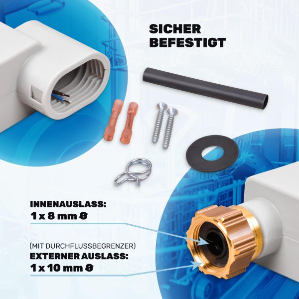 Magnetventil wie Bosch 00091058 für Geschirrspüler Spülmaschine
