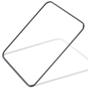 Türdichtung Dichtung wie Miele 6432220 Gummi 4 Haken für Backofen Herd