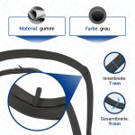 Türdichtung passend wie Miele 6432220 Gummi 4 Haken für Backofen Herd – Bild 3
