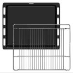 Backblech Grillrost Set passend wie Bosch 00662999 00574876 für Backofen – Bild 2