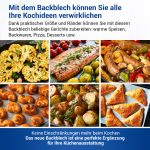 Backblech Grillrost Set passend wie Bosch 00662999 00574876 für Backofen – Bild 6