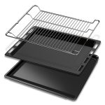 Grillrost Blechen Set wie Bosch 00662999 00574876 Neff 00434038 für Backofen