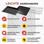 Grillrost Blechen Set wie Bosch 00662999 00574876 Neff 00434038 für Backofen