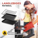 Grillrost Blechen Set wie Bosch 00662999 00574876 Neff 00434038 für Backofen