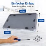 Wartungsklappe passend wie Bosch 00646776 für Trockner Wärmetauscher – Bild 4