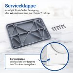 Wartungsklappe passend wie Bosch 00646776 für Trockner Wärmetauscher – Bild 5