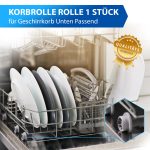Korbrolle Rollen Kompatibel mit Bosch 00165314 für Unterkorb Geschirrspüler
