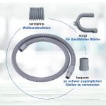 Ablaufschlauchverlängerung 1,5m für Waschmaschine Spülmaschine – Bild 7