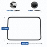 Türdichtung wie AEG 387194510/5 400x290mm rundum vierseitig für Backofen Herd – Bild 2