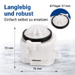 Ablaufpumpe passend wie Bosch 00620774 Laugenpumpe für Geschirrspüler – Bild 4
