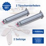 Türscharnierfedern wie Siemens 00754873 mit Seilzügen für Geschirrspüler – Bild 2