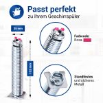 Türscharnierfedern wie Siemens 00754873 mit Seilzügen für Geschirrspüler – Bild 3