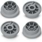 Korbrolle 4x Rolle passend wie Bosch 0165314 für Unterkorb Spülmaschine
