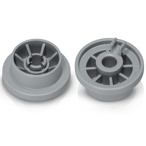 Korbrolle 2x Rolle Ersatz für Bosch 0165314 für Unterkorb Spülmaschine