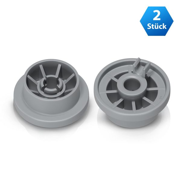 Korbrolle 2x Rolle Rad Kompatibel mit Bosch 0165314 für Unterkorb Spülmaschine