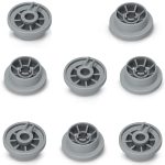 Korbrolle 8x Rolle Ersatz für Bosch 0165314 für Unterkorb Spülmaschine