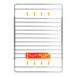 Grillrost Gitter Universal 350/520 x 320 mm für Backofen mit Schraubverschluss